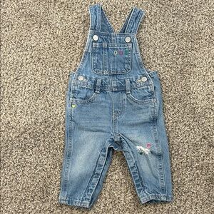 Baby Girl Denim Overalls